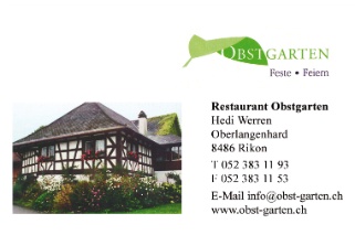 Restaurant Obstgarten