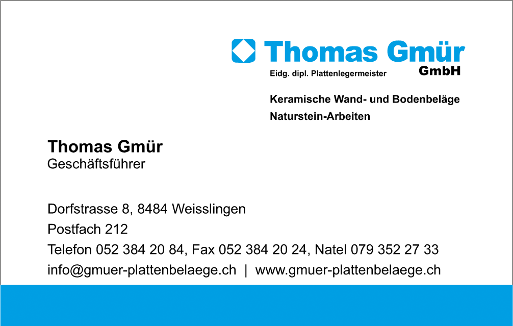 Thomas Gmür GmbH Plattenbeläge